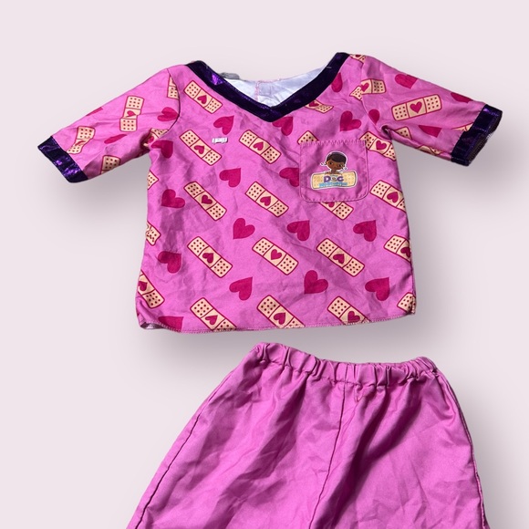 Girls Disney Just Play Doc McStuffins Costume Dress Up Outfit Size 4-6X - Picture 2 of 9